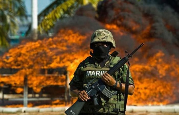 Confiscation of Mexican drug lords property