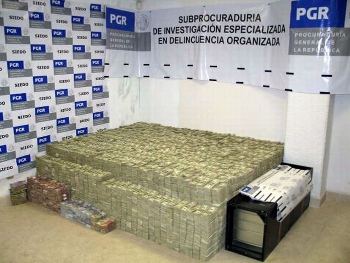 Confiscation of Mexican drug lords property