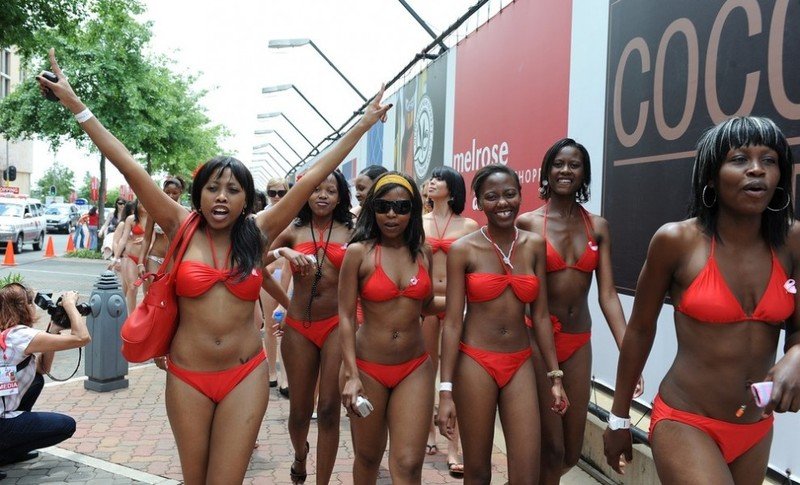 World's largest bikini parade, capital of South Africa