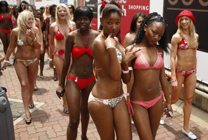 World's largest bikini parade, capital of South Africa