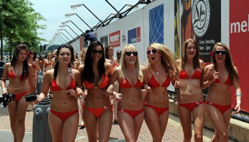 World's largest bikini parade, capital of South Africa