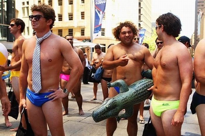 Swimsuits parade, Sydney, Australia