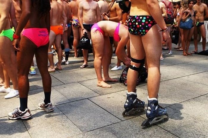 Swimsuits parade, Sydney, Australia