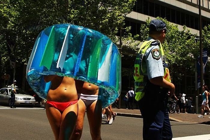 Swimsuits parade, Sydney, Australia