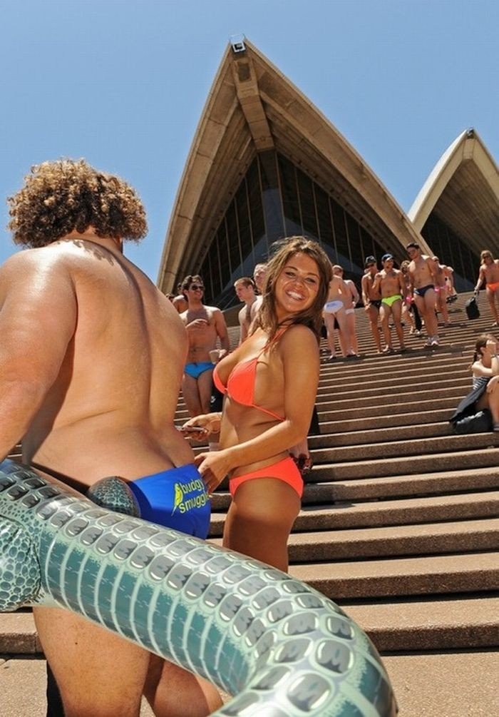 Swimsuits parade, Sydney, Australia