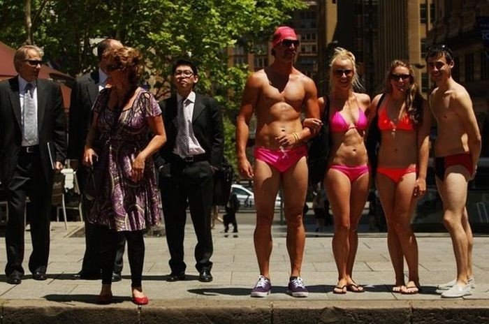 Swimsuits parade, Sydney, Australia