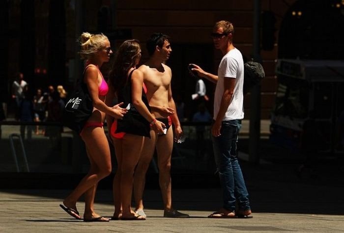 Swimsuits parade, Sydney, Australia