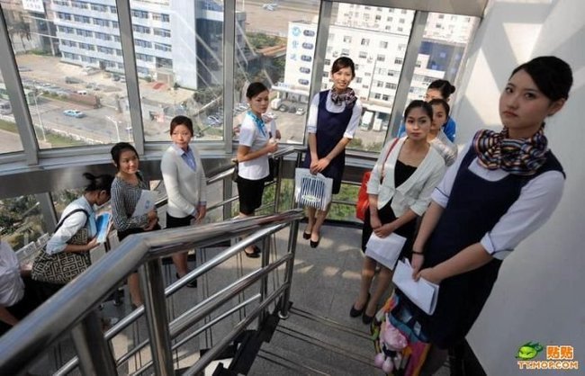 Casting for airline flight attendants, China