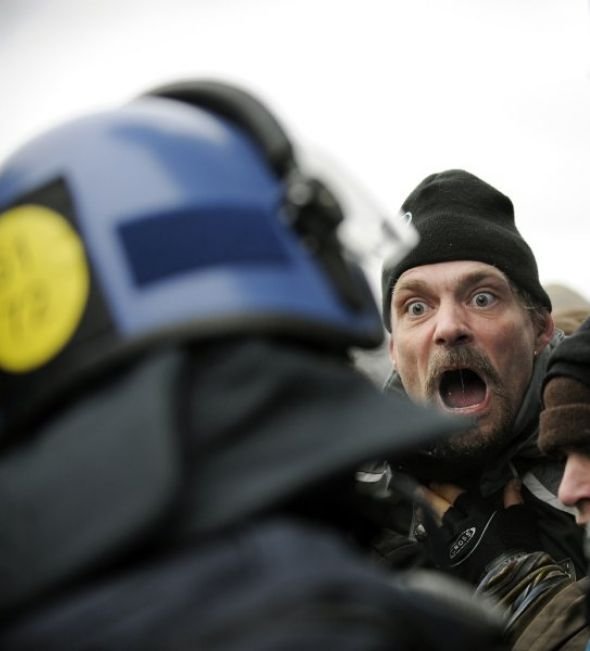 Riots conference on climate, UN summit, Copenhagen, Denmark