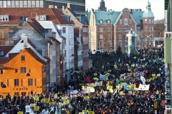 Riots conference on climate, UN summit, Copenhagen, Denmark