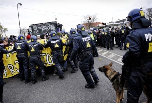 Riots conference on climate, UN summit, Copenhagen, Denmark