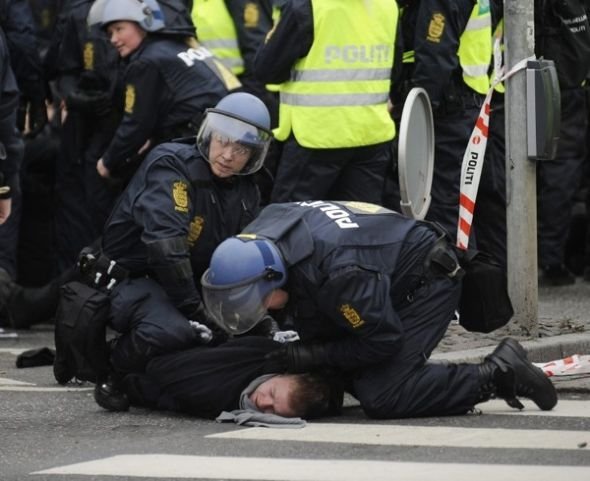 Riots conference on climate, UN summit, Copenhagen, Denmark