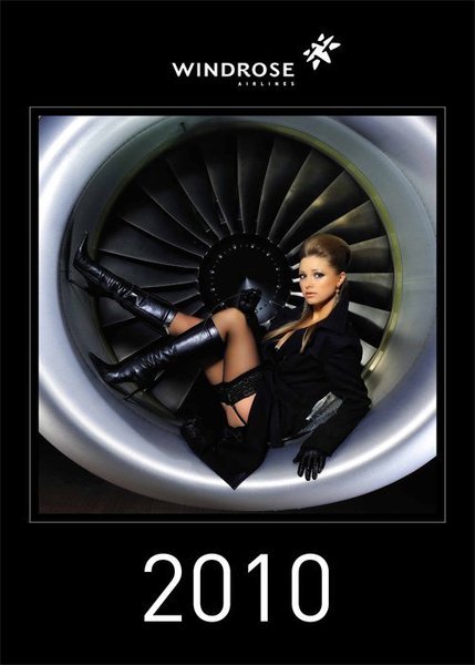 hot stewardesses calendar, windrose airlines