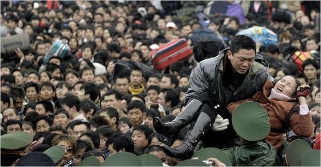 Millions of people are returning home for the weekend, China