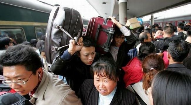 Millions of people are returning home for the weekend, China