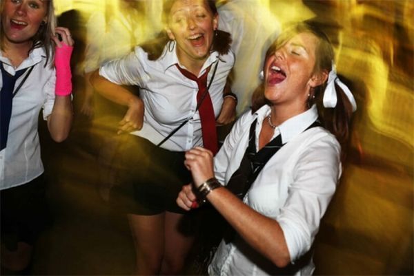 girl in school uniform outfit