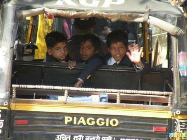 School transport for children, India