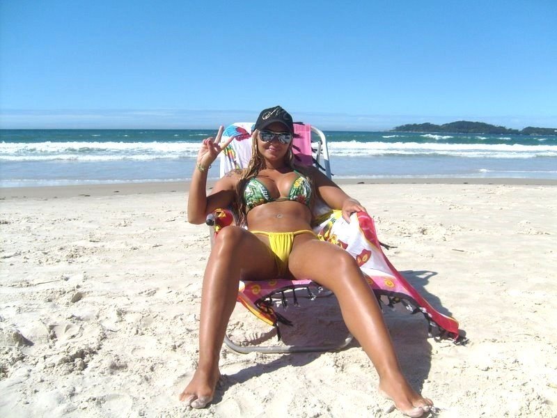 brazilian girl on the beach