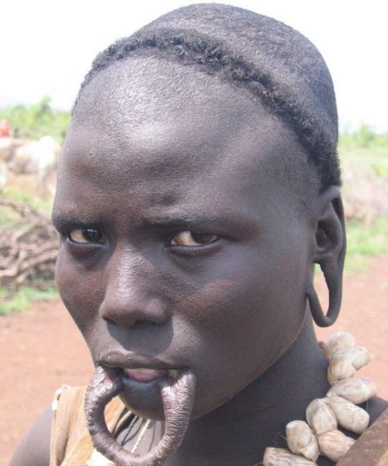 Mursi tribe in Ethiopia