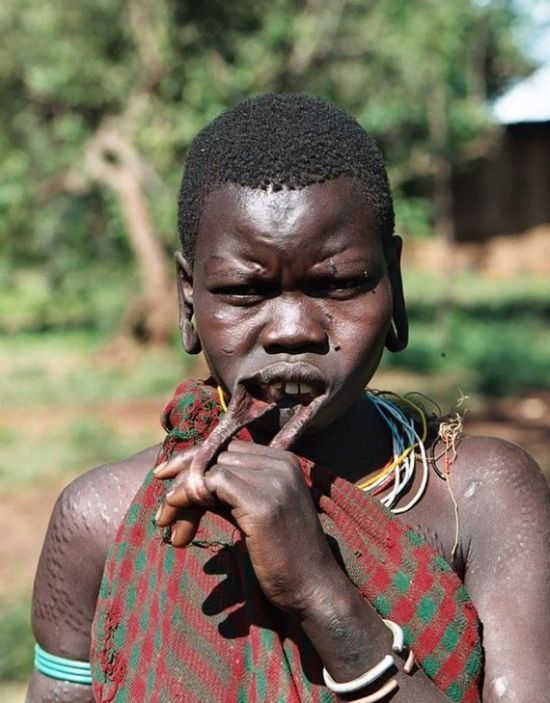 Mursi tribe in Ethiopia