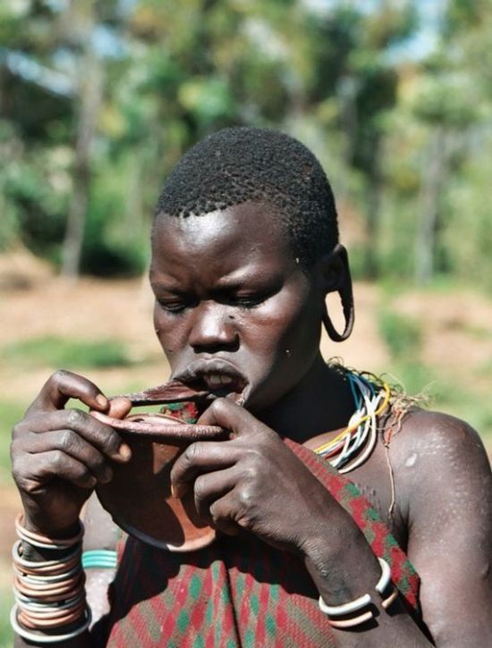 Mursi tribe in Ethiopia