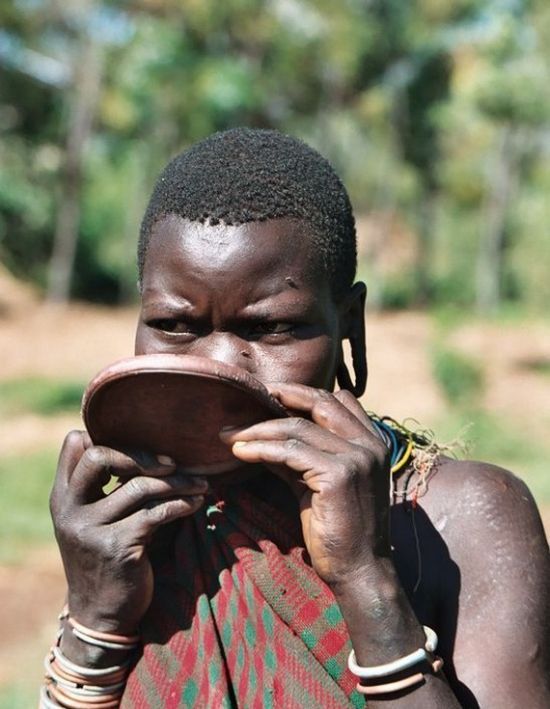 Mursi tribe in Ethiopia