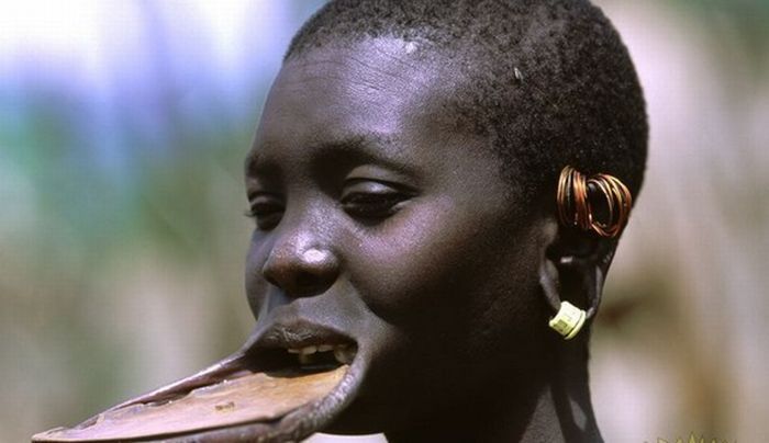 Mursi tribe in Ethiopia