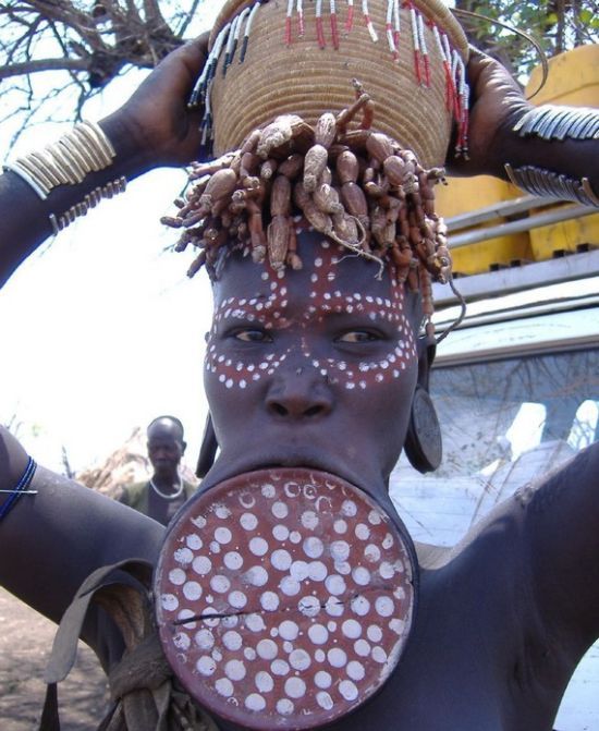 Mursi tribe in Ethiopia