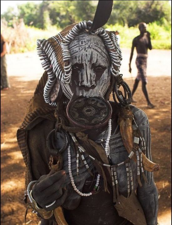 Mursi tribe in Ethiopia