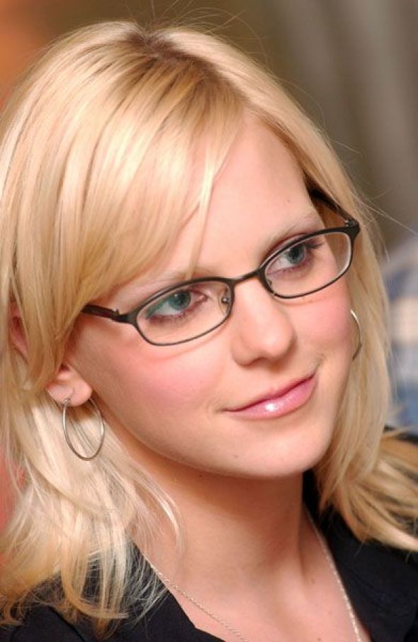 girl with glasses