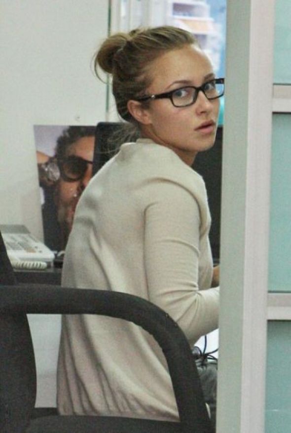girl with glasses