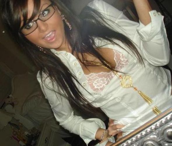 girl with glasses