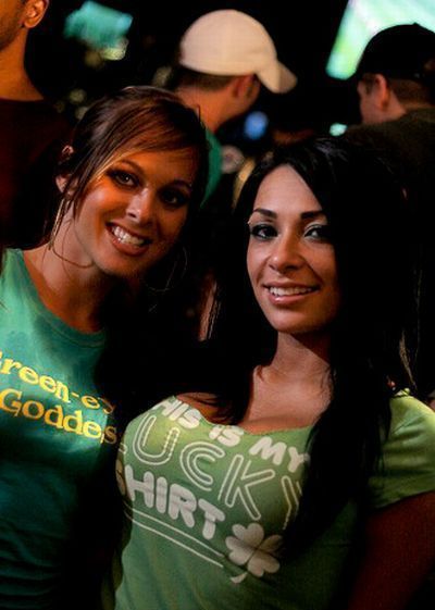 St. Patrick's Day girls