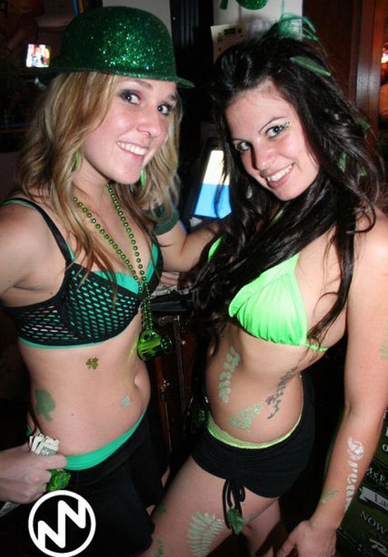 St. Patrick's Day girls