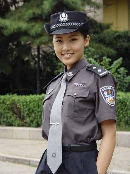 girl in a military