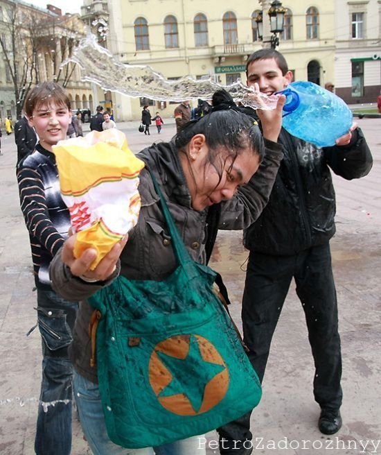 Easter Wet Monday in Europe