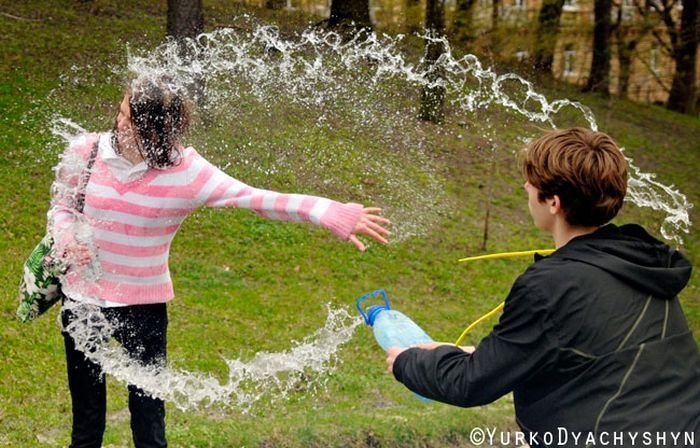 Easter Wet Monday in Europe