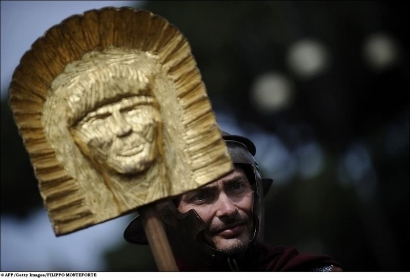 Ancient rome parade, Rome, Italy