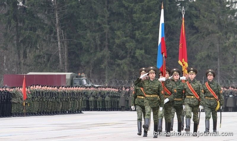 Rehearsal of victory parade at Alabino shooting range