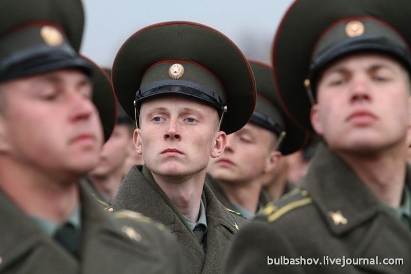 Rehearsal of victory parade at Alabino shooting range