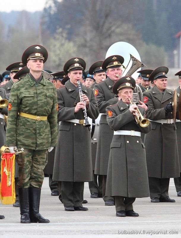 Rehearsal of victory parade at Alabino shooting range