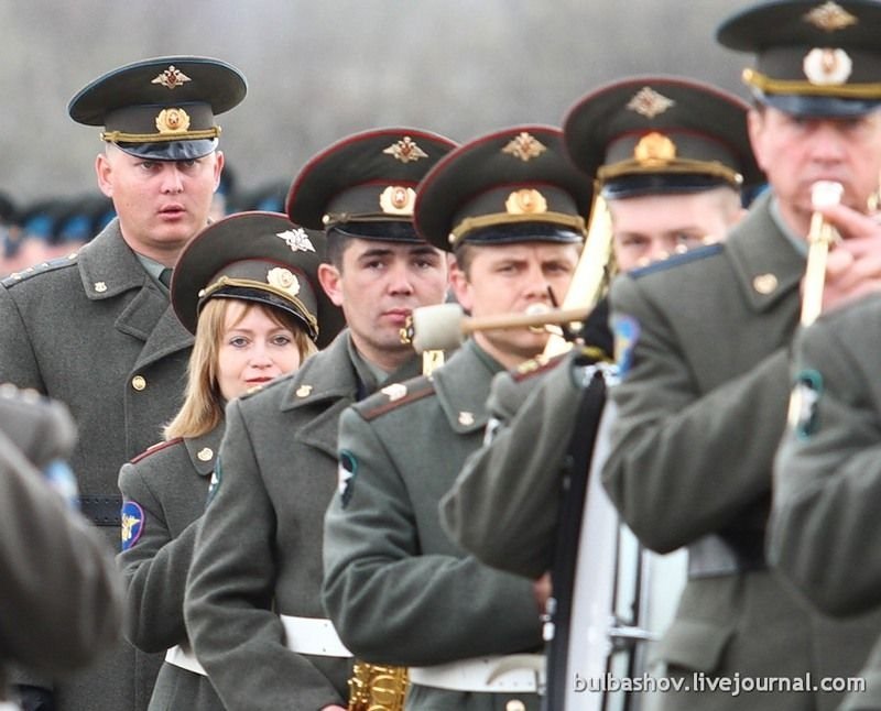 Rehearsal of victory parade at Alabino shooting range