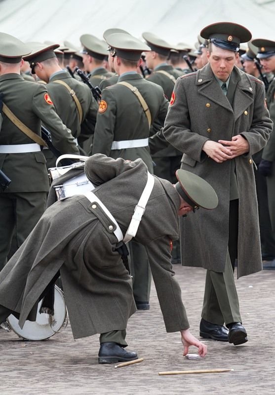 Rehearsal of victory parade at Alabino shooting range