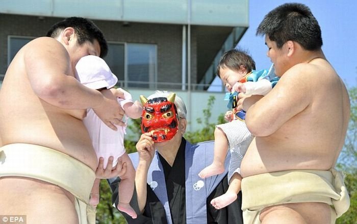 Annual Naki Sumo (Crying Sumo) contest