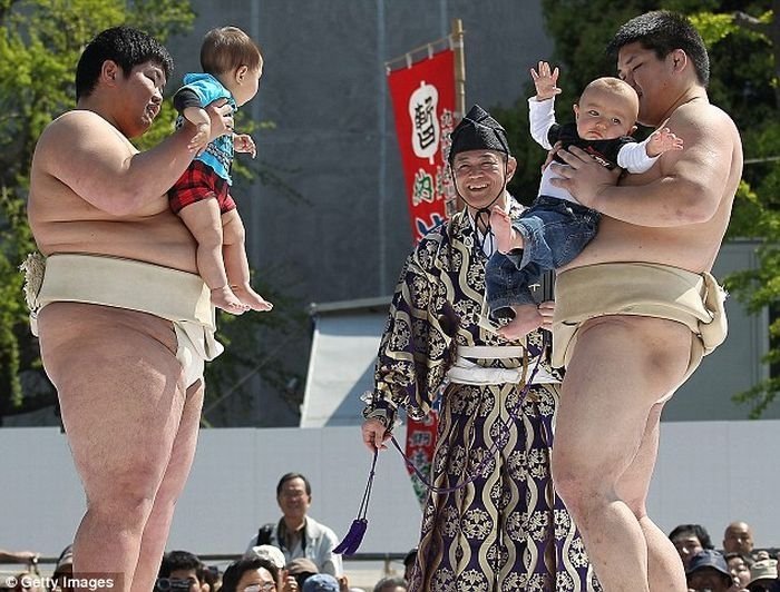 Annual Naki Sumo (Crying Sumo) contest