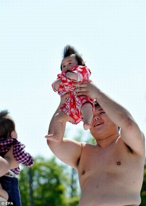 Annual Naki Sumo (Crying Sumo) contest