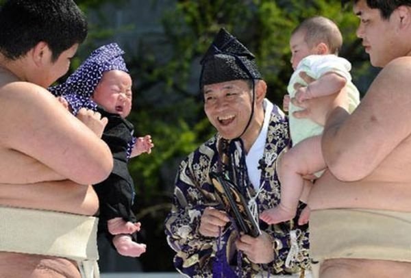 Annual Naki Sumo (Crying Sumo) contest