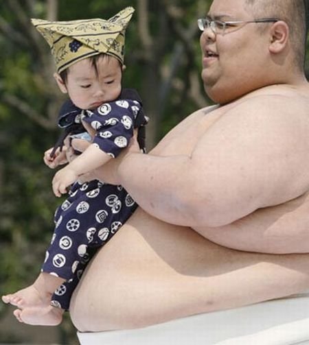 Annual Naki Sumo (Crying Sumo) contest