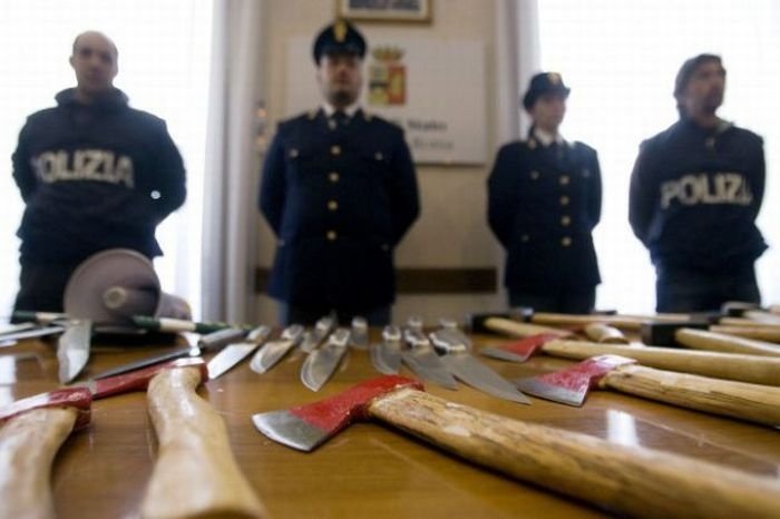 soccer fans in italy
