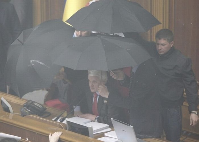 fight in the parliament of Ukraine